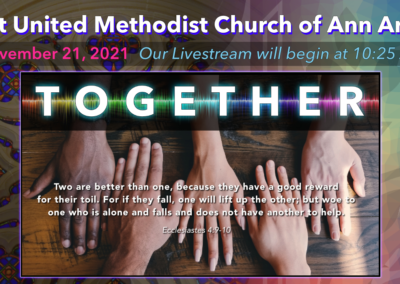 November 21, 2021 – Together: We Give
