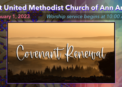 January 1, 2023 – Wesley Covenant Service
